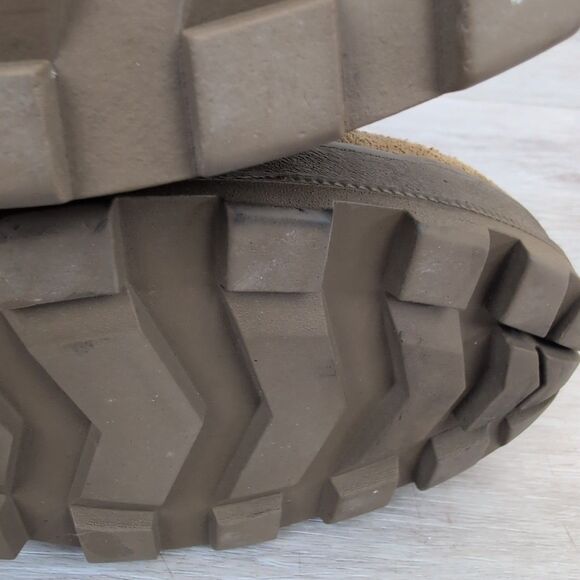 Jungle Combat Boots Mens 9.5 R Brown Leather Military Vibram Soles 2017 USA Made - Picture 6 of 13